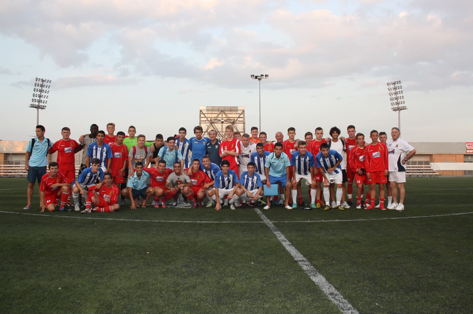 Veterans match against Spanish local team
