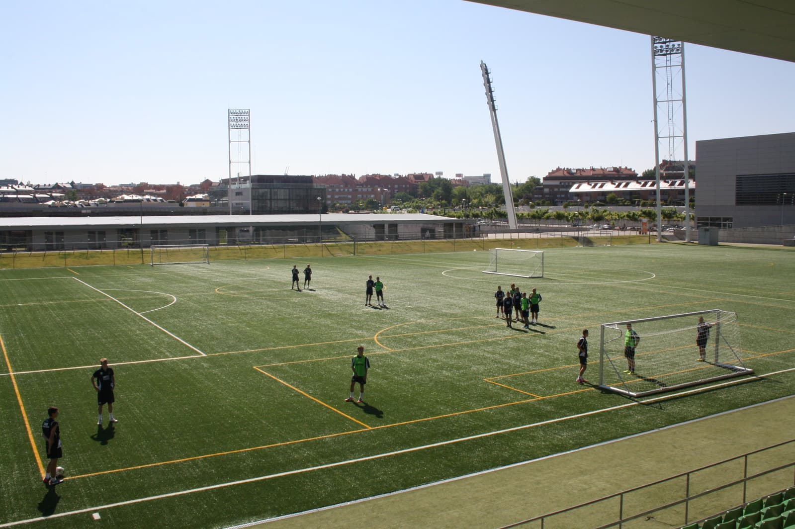 Professional Spanish football training ground