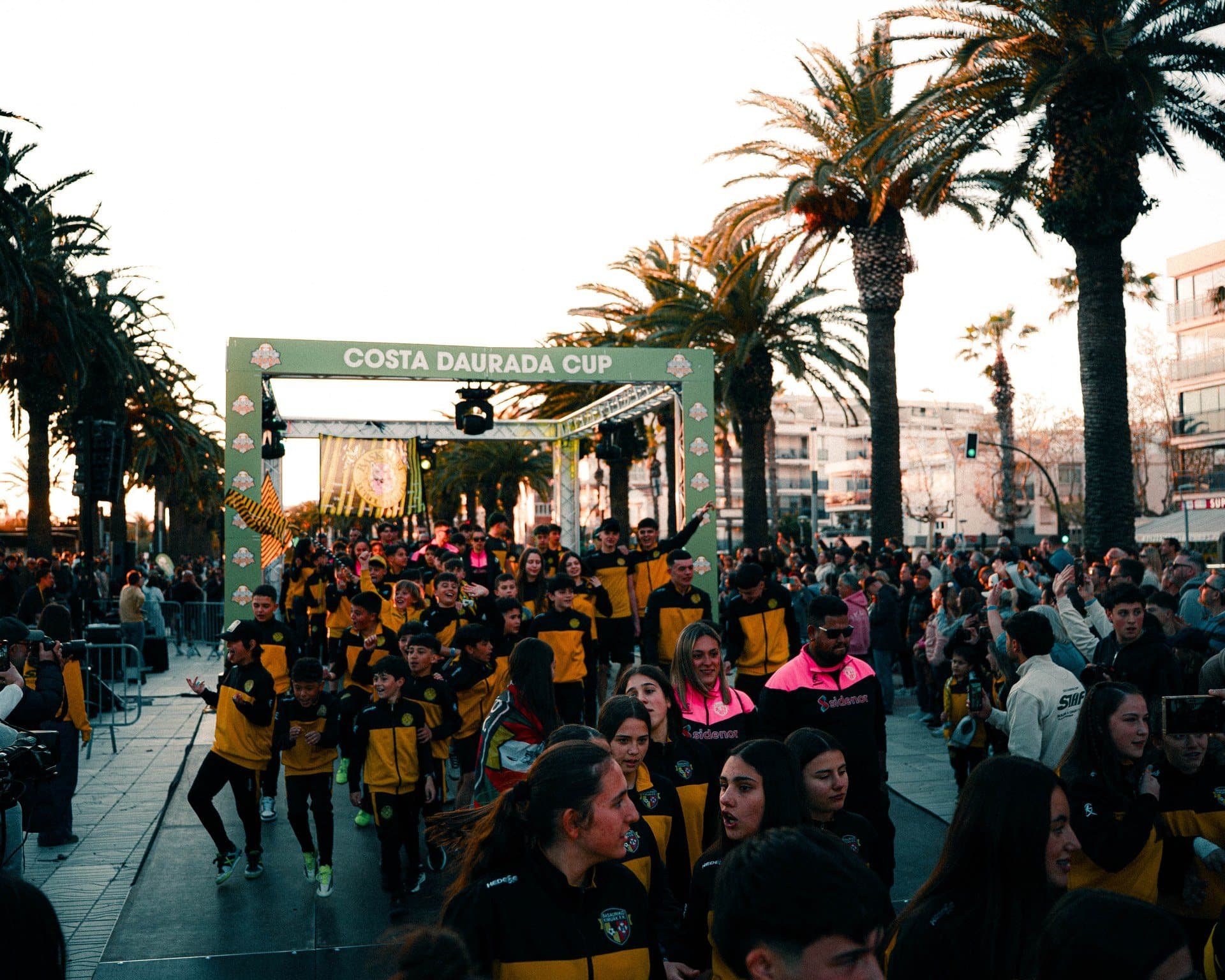 The Costa Daurada Cup opening ceremony on the Catalan coast