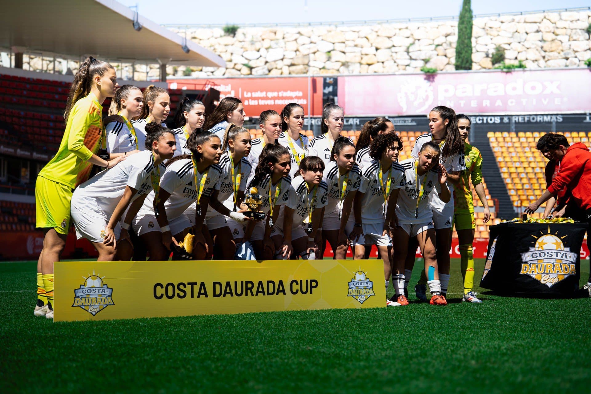 The podium at the Costa Daurada Cup finals
