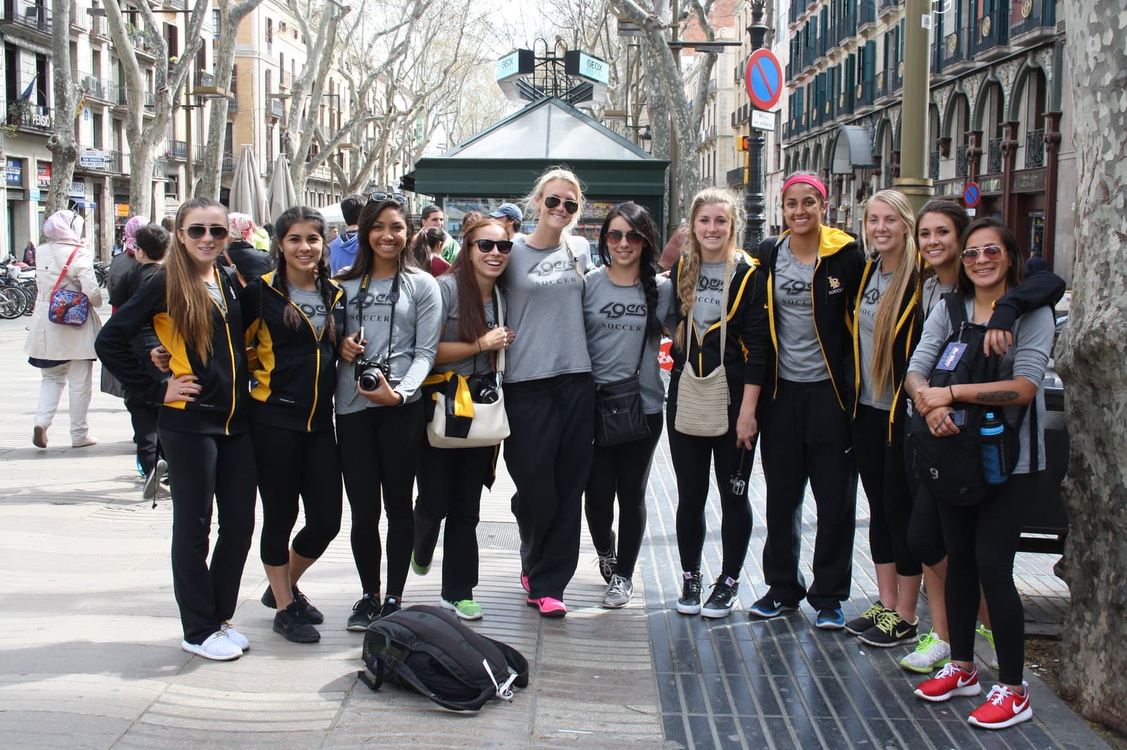 Spain soccer tour group from New York, New York