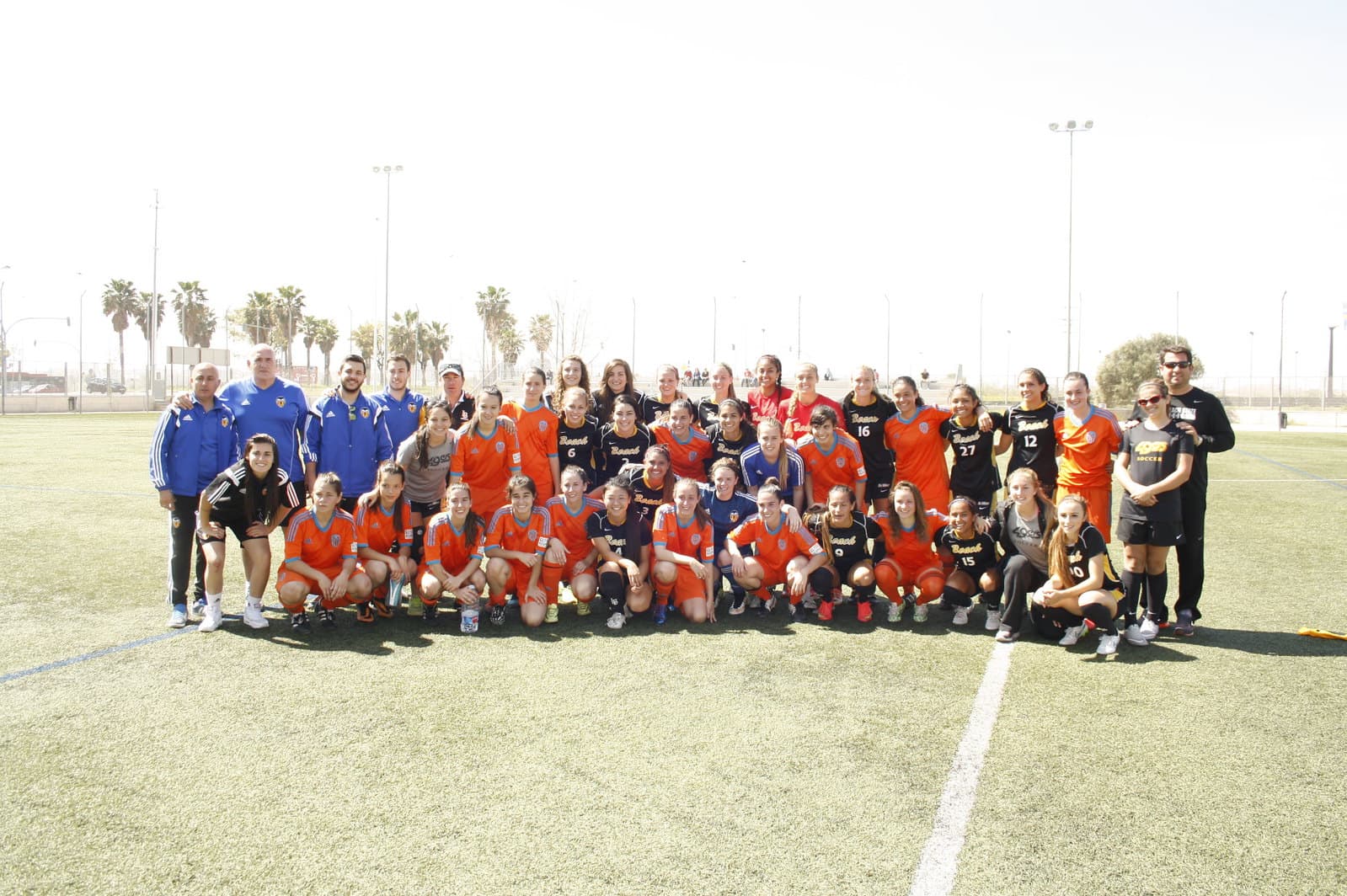 Spain soccer tour group from San Diego, California